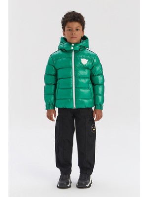 Bg Store Erkek Çocuk Yeşil Mont