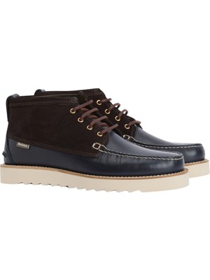 Barbour Hadston Chukka Bot NY94 Navy/dark Brown