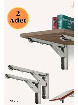 Kademeli Katlanabilir Masa Konsolu Duvara Monte Metal Raf Ayağı, Masası ve Sehpa Montaj Aparatı