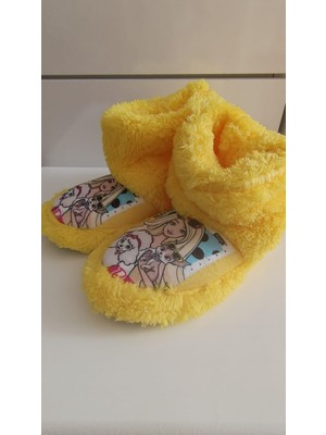 Kirpi My Baby Kumsal Çizgi Film Kahramanı ( Panduf ) Kız Çocuk Ev Botu Kaydırmaz Taban bir numara büyük alınız