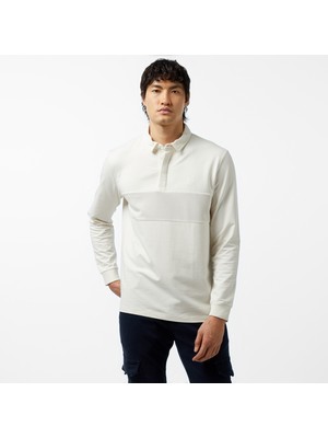 Nautica Erkek Kırık Beyaz Uzun Kollu Polo Yaka T-Shirt K47307T.1MA
