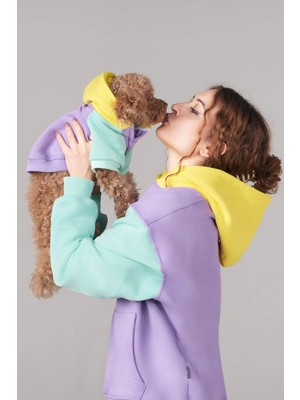 Salya Store Sahipler Için Tek Ürün, Bol Kalıp, Positive Sweatshirt, Köpek Kıyafeti Kombini