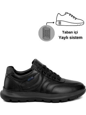 Marcomen 20023 Erkek Hakiki Deri Bağcıklı Anti Stress Atom Ayakkabı