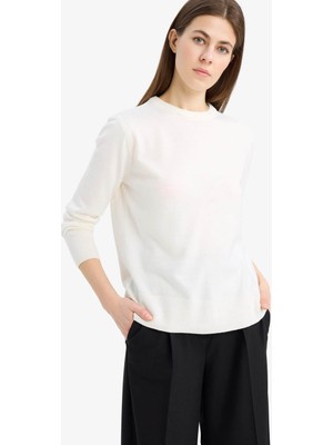 Defacto  Ekru Kadın Kazak C0058AX/ER99