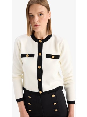 Defacto  Ekru Kadın Hırka C1482AX/ER105