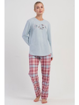 Pamuklu Kadın Uzun Kol Pijama Takım
, 503108