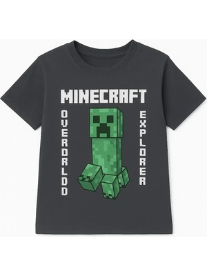 Mınecraft Erkek Çocuk Pamuklu Tişört