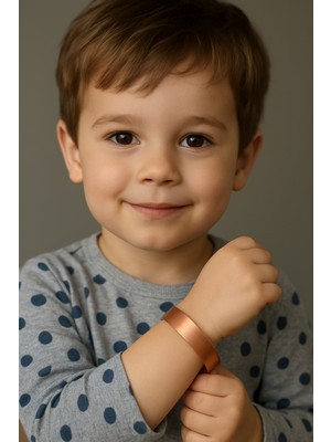 Çocuk Bileklik Saf Bakır