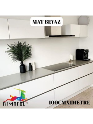 Rimafol Mat Beyaz Dolap Kaplama Folyosu 100CMX1METRE