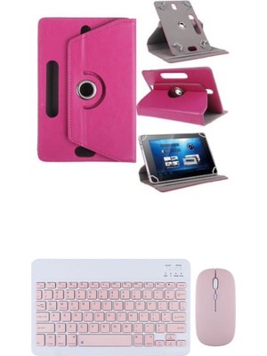 Samsung Galaxy Tab S10 Lite SM-X400 Kılıf Uyumlu Standlı Kablosuz Bluetooth Klavye Mouse Set