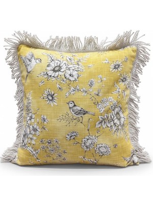 Püsküllü Kırlent Kılıfı