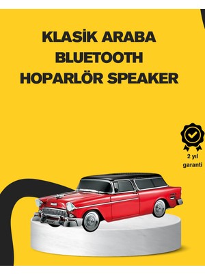 Astraltech Vintage Tasarımlı LED Işıklı Bluetooth Hoparlör 10W