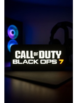 Call Of Duty Black Ops 7 Tasarımlı Gece Lambası Dekoratif Aydınlatma