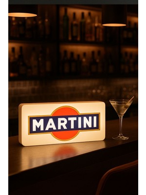 Martini Tasarımlı Gece Lambası Dekoratif Aydınlatma