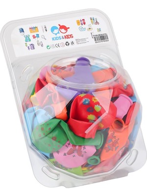 STR-133 Renkli Baskılı Balon 100LÜ