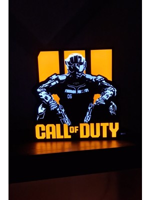 Call Of Duty Tasarımlı Gece Lambası Dekoratif Aydınlatma