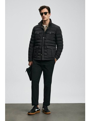 Lufian Danıel Kaz Tüyü Siyah Erkek Mont 112120242