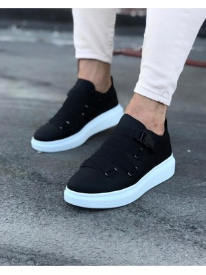 Siyah Erkek Yüksek Taban  Ayakkabı