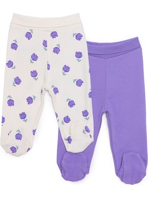 Hellobaby Kız Bebek Yenidoğan 2li Patikli Alt