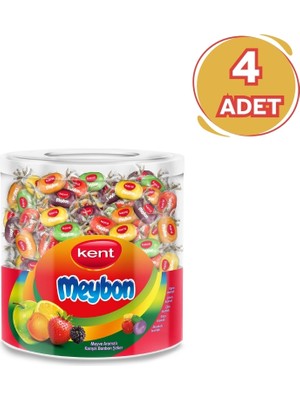KentMeybon Mini Meyveli Şeker 504 Grx 4 Adet