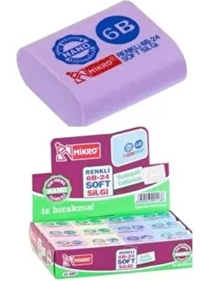 Mıkro 6b Nano Renklı Sılgı 24LÜ