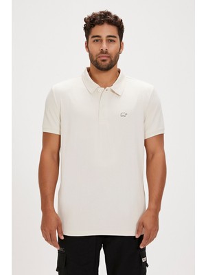 Alonzo Beyaz Polo Yaka Erkek Tişört