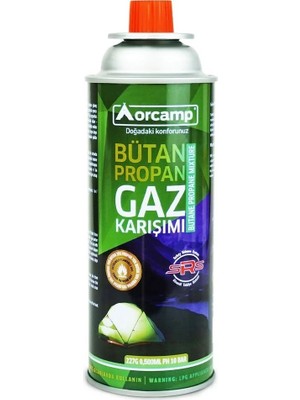 Orcamp Kamp Gaz Kartuşu Tüp 227 gr - Orgaz  KTS227
