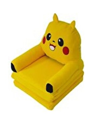 Katlanabilir Bebek-Çocuk Koltuğu Sandalye Portatif Yatak Pikchu/sarı