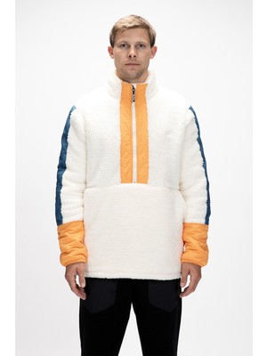 Bomb Marshmallow Yarım Fermuarlı Erkek Polar