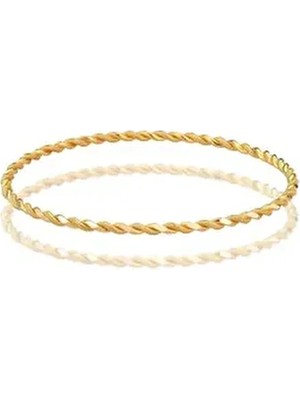 7 gr (Gram) 22 Ayar Işçiliksiz Paftalı Burma Bilezik