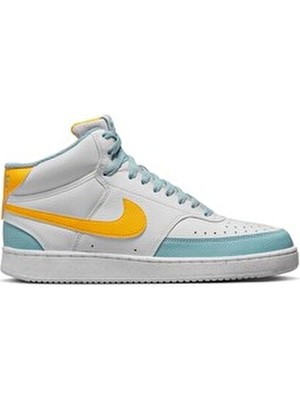 Court Vision Mid Next Nature Erkek Beyaz Sneaker Ayakkabı FJ3998-100