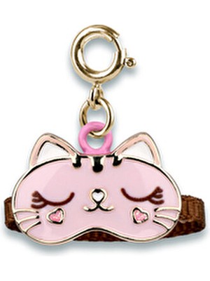 Gold Kitty Sleep Mask Charm