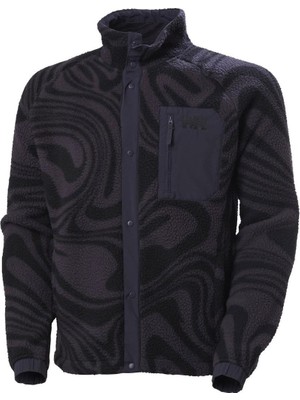 Helly Hansen Panorama Printed Pile Snap Mont Erkek Polar