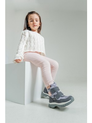 Mnpc Kız Çocuk Gri Su Geçirmez Anatomik Günlük Bot