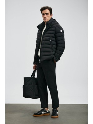 Lufian Gabrıel Kaz Tüyü Siyah Erkek Mont 112120259