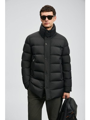 Lufian Rıld Kaz Tüyü Siyah Erkek Mont 112120255