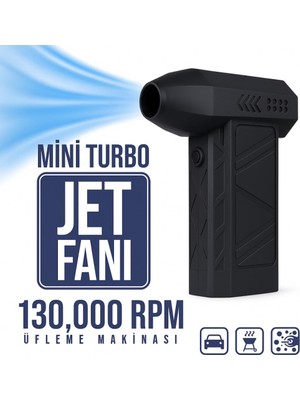 Coofbe 130000 Rpm 160W Ultra Hızlı Hava Üfleme Makinası Turbo Fan Su Itici Üfleme Cihazı Hava Üfleyici