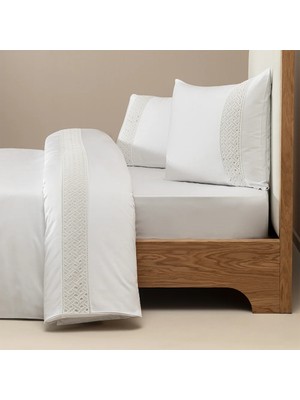 %100 Pamuk Saten Kumaş Nevresim Seti 240X220 cm - Delfina Serisi