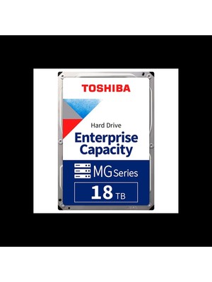 Toshıba Enterprıse, MG09ACA18TE, 3.5", 18TB, 512MB 7200 Rpm, 7/24 Güvenlik, Data Center, Nas, Server, HDD