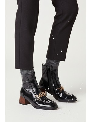 Mammamia D25KB-8270 Kadın Deri Bot