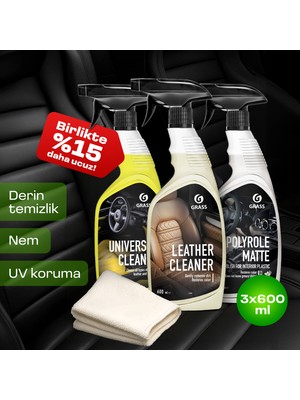 Grass Leather Cleaner Conditioner Deri Temizleyici ve Bakım Kremi, Oto Koltuk, Mobilya, Ayakkabı ve Çanta için