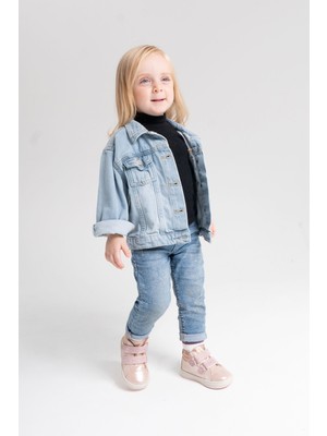 Mnpc Kız Çocuk Pudra Hakiki Deri Suya Dayanıklı Anatomik Ilk Adım Bot