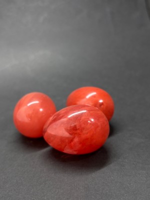 Çilek Kuvars Yumurta Doğaltaş