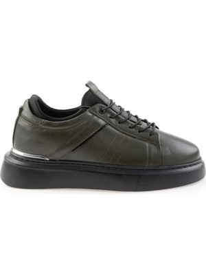 Haki Hakiki Deri Erkek Sneaker E01082010403