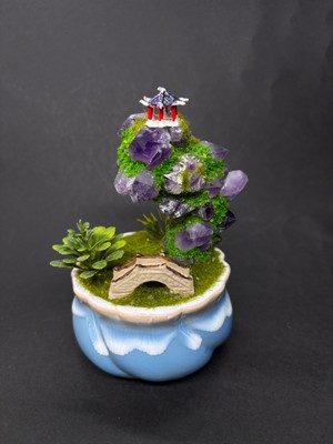 Ametist Porselenli Doğaltaş