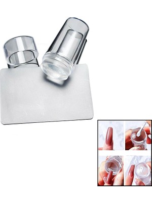 Silikon Başlıklı Oje Transfer Dizayn Baskı Aparatı (4764)