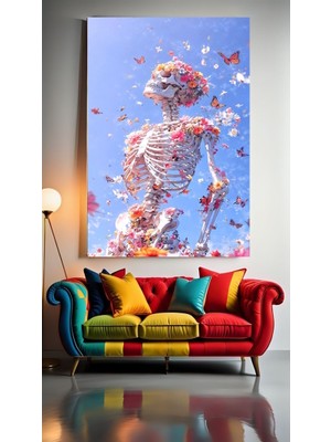 Özkacar Group Huzurlu Bir Ölüm V1 Ev Duvar Salon Güzellik Salonu Ofis Dükkan Dekarasyon Kanvas Tablo