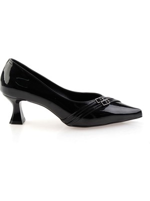 Siyah  Kadın Klasik Topuklu Ayakkabı K01213035098