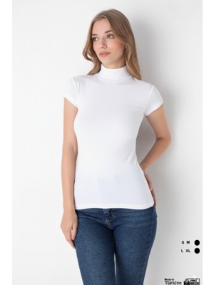 Kısa Kollu Yarım Balıkçı Yaka Badi/body