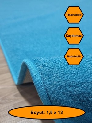 Desensiz Kaydırmaz Yolluk Kilim Halı 1,5X13 Metre